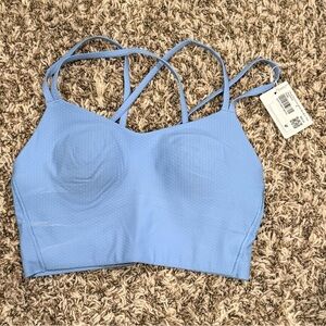 NWT LuluLemon Like A Cloud Longline Bra Sinatra Blue